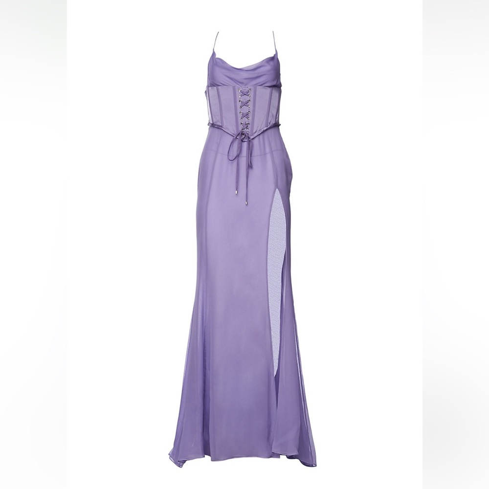 Retrofete Larissa Corset Dress in Lilac